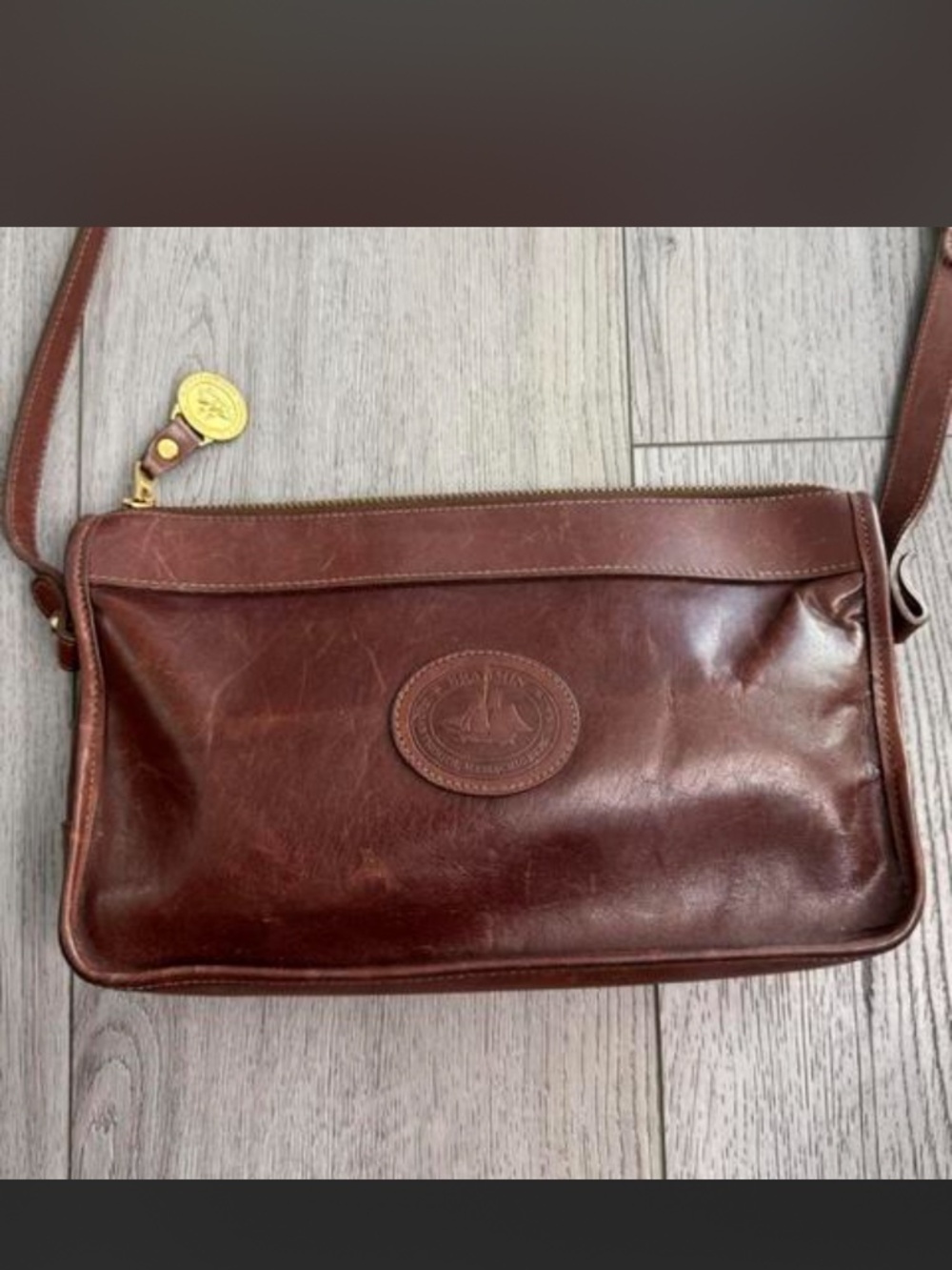 Brahmin Collectors Dartmouth Leather Crossbody Bag